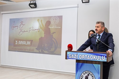 Artvin’de “03 Aralık Dünya Engelliler Günü” Farkındalık Programları Düzenlendi 